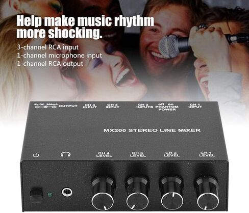 خلاط كاريوكي صغير، تعديل مستوى الصوت بشكل مستقل، توافق واسع، حجم العبوة 23 * 12 * 5.5 سم (التنظيمي البريطاني) in Kuwait