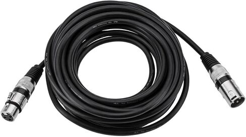 خلاط Behringer XENYX X1222USB Premium 12 مدخل 2/2-Bus مع مضخمات وضواغط ميكروفون XENYX، EQs البريطانية - مع 2 حزمة من كابلات ميكروفون XLR مقاس 15 بوصة 8 مم in Kuwait