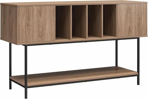 Novogratz Cooper Media Credenza/DJ Stand, Walnut in Saudi Arabia