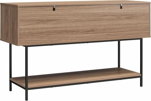 Novogratz Cooper Media Credenza/DJ Stand, Walnut in Saudi Arabia