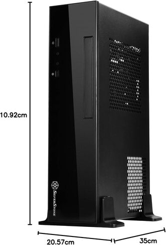 Silverstone Tek 0.8mm Steel Body Mini-ITX Media Center/HTPC Computer Case with Aluminum Front Panel ML06B in Kuwait