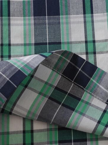 Latuza Men's Button Down Pajama Top 2 Pack Cotton Sleep Shirt in Saudi Arabia