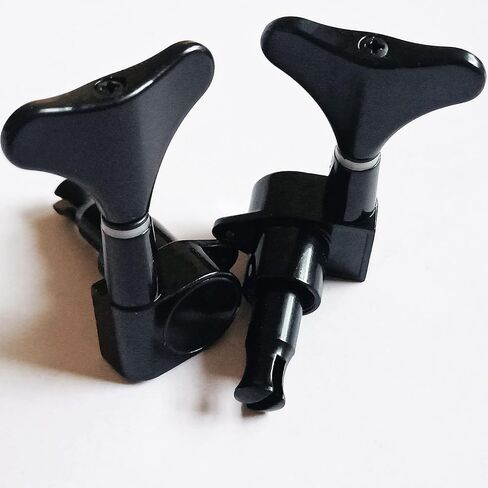 Sealed Bass Tuners Tuning Pegs Keys 3R2L Machine Heads for 5 String Bass Guitar, Black in Kuwait