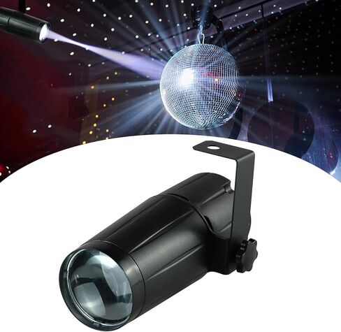 Pinspot Light, 2 Pack Czgor 10W Mirror Ball Spotlight, Bright Cold White Beam Disco Ball Spotlight, Stage Lighting for Party DJ Disco Dance Bar Wedding Theater in Saudi Arabia