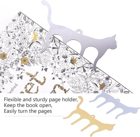 مشبك صفحة كتاب الموسيقى، مقاطع كتاب الموسيقى المعدنية، لطيف على شكل قطة معدنية، إشارة مرجعية معدنية لأوراق البيانو المعدنية لحامل أوراق الموسيقى، 2 قطعة حامل صفحة كتاب موسيقى البيانو in Saudi Arabia