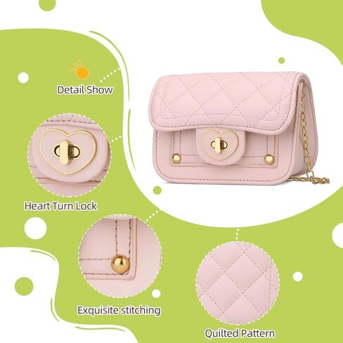 حقيبة كروس للفتيات المراهقات من KKXIU، محفظة صغيرة للأطفال الصغار، هدايا للأطفال لابنة أخت in Kuwait