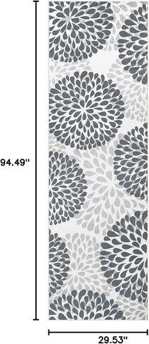 Washable Entryway Rugs Indoor - 2x3 Small Non-Slip Kitchen Rugs for Bedroom Botanical Print Floor Doormat for Bathroom Laundry Room Living Room Kids Room Multi Color in Saudi Arabia