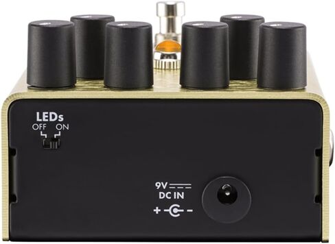 Fender Pugilist Distortion Effects Pedal Bundle w/2x Strukture S6P48 Woven Right Angle Patch Cables, 12x Guitar Picks and Liquid Audio Polishing Cloth in Saudi Arabia