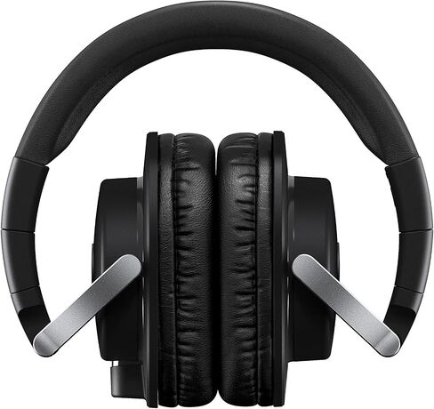 سماعات YAMAHA HPH-MT8 Studio - سماعات رأس عالية الجودة قابلة للطي مع كابل 3 أمتار (ناعم) وكابل ملفوف 1.2 متر مع قابس محول ستيريو قياسي 6.3 ملم، باللون الأسود in Saudi Arabia