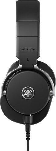 سماعات YAMAHA HPH-MT8 Studio - سماعات رأس عالية الجودة قابلة للطي مع كابل 3 أمتار (ناعم) وكابل ملفوف 1.2 متر مع قابس محول ستيريو قياسي 6.3 ملم، باللون الأسود in Saudi Arabia