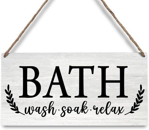 Nursery Kid's Bathroom Wood Sign Wall Decor, Kid's Bathroom Decoration Toilet Wall Restroom Door Decor Farmhouse Hanging Sign Decorations, I Have No Control in Here, 12x6 Inch in Kuwait