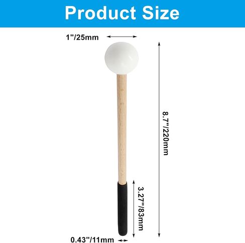 2 Pcs Rubber Xylophone Sticks 8.7" Mallets Rubber Head Sticks Xylophone Percussion Mallets for Xylophone Bells Chime Drum, Green in Saudi Arabia