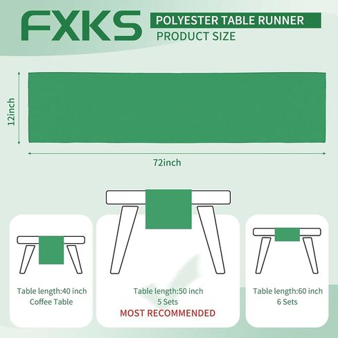 12 حزمة مفرش طاولة أسود بطول 6 أقدام، مفرش طاولة من البوليستر مقاس 12 × 72 بوصة، مفرش طاولة من البوليستر قابل للغسل وإعادة الاستخدام لتزيين طاولات حفلات الزفاف وأعياد الميلاد والولائم in Kuwait