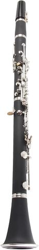 Bb Clarinet Set,17 Key Wood Bb Clarinet Kit with Cleaning Cloth Reed Screwdriver Hard Case for Children, Adults, Beginners (Black) in Saudi Arabia