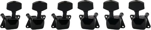 Banworks 3L3R Guitar Tuning Pegs Keys 15:1 Ratio Semi-Closed Guitar String Tuning Keys Machines with 45 Degree Fixing Tag for Les Paul LP SG Electric or Acoustic Guitar Pack of 6 JT/JXQ-13 Black in Saudi Arabia