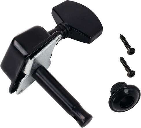 Banworks 3L3R Guitar Tuning Pegs Keys 15:1 Ratio Semi-Closed Guitar String Tuning Keys Machines with 45 Degree Fixing Tag for Les Paul LP SG Electric or Acoustic Guitar Pack of 6 JT/JXQ-13 Black in Saudi Arabia