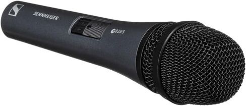 Liquid Audio - Sennheiser E 835-S Cardioid Dynamic Vocal Microphone Bundle w/Pig Hog PHM10 8mm Mic Cable Polishing Cloth in Saudi Arabia