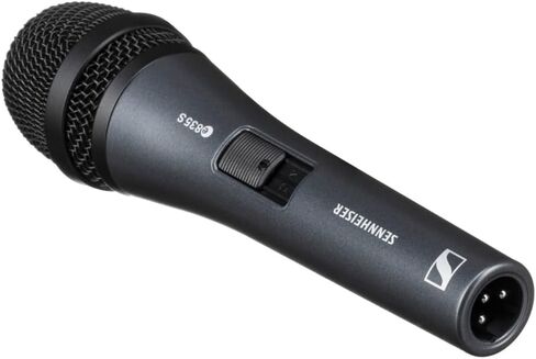 Liquid Audio - Sennheiser E 835-S Cardioid Dynamic Vocal Microphone Bundle w/Pig Hog PHM10 8mm Mic Cable Polishing Cloth in Saudi Arabia