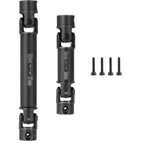 RCHUBAM Steel Center Drive Shaft 2Pcs CVD Driveshaft for 1/18 RC Crawler TRX4-M K10 Upgrades Parts Accessories