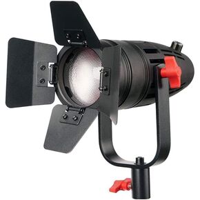 Came-TV Fresnel Focusable Led Video Light, Boltzen B-30S Fanless Light, High Output Bi-Color3200K-5600K CRI96+TLCI98+Dimmable 0%-100% Multi-Power Supply, COB Video Spotlight Removable Barn-Door