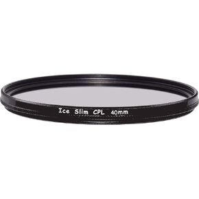 ICE Slim CPL 40mm Filter Circular Polarizer Optical Glass for Fuji Fujifilm X10 X20 X30 Camera