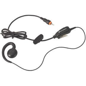 Motorola Solutions Business Radios HKLN4455 CLP Single Pin Non-Adjustable PTT Earpiece (Black)