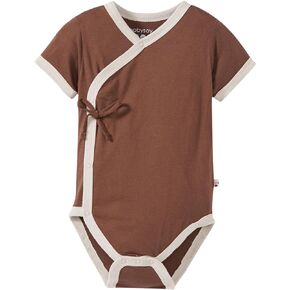 Babysoy Short Sleeve Kimono Onesie Bodysuit