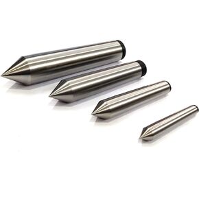 Quality Tool Steel 60 Degree Dead Center Centre- Hard & Ground -Lathe Drill, Mill, Grinder Engineering Tools (Set of 4 PCS)