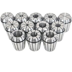 LiGuVCY 1/8-3/4 Inch ER32 Spring Collet Set Fit for CNC Workbench Engraving and Milling Lathe Tools 12 Pieces