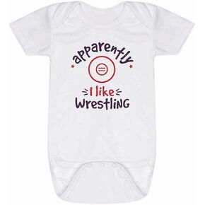 ChalkTalkSPORTS Wrestling Baby & Infant One Piece | Wrestling Theme Bodysuits