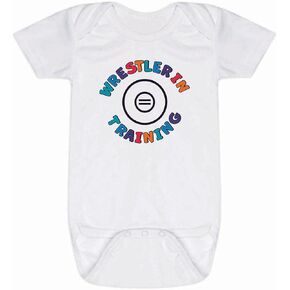 ChalkTalkSPORTS Wrestling Baby & Infant One Piece | Wrestling Theme Bodysuits