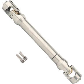 Universal Joint Internal Spline Hardened Metal Drive Shaft for 1/10 AXAIL SCX10 TRX4 SCX10 II RGT86100 TF2 D110 Redcat Gen8 RC Crawler Car Upgrade Part (128-179mm)