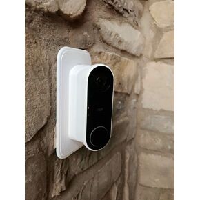 Ade Advanced Optics Wall Plate and 30 Degree Angled Mount Combo for Nest Hello - White