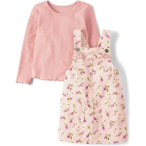 The Children's Place baby-girls And Toddler Long Sleeve Top and Skirtall Dress Set