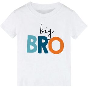 Big BRO Lil BRO Printed Toddler Baby Boy Big Brother T Shirts Tops Older Brother Little Brother Tees Summer Clothes Outfit