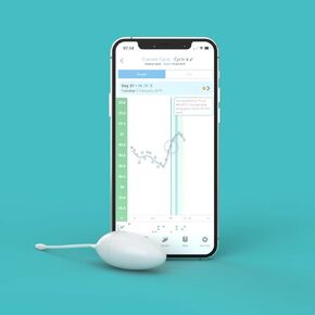 OvuCore by OvuSense - Real Time Ovulation Test & Predictor, Fertility Monitor Kit with Tracking App Included, Clinically Proven Accuracy Even for Irregular Cycles and PCOS