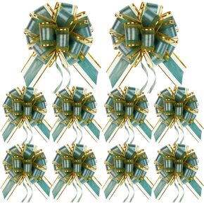 Pull Bows for Gifts Basket Christmas Wrapping Ribbons and Bow Large Bows for Cars A8-9pcs-Multi