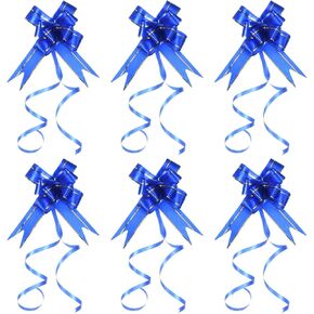PATIKIL 2.8-inch Pull Bows, 40 Pack Present Wrapping String Bows Ribbon Gold Thread Style Decorative Bow Tie for Wedding Party Birthday, Orange in Saudi Arabia