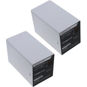 TAKOCI （2 Pack） 13400mAh A-7A Extended Batteries Replacement for Arlo Pro 4 XL Arlo Go 2 VMA5410 and for Arlo Ultra, Ultra 2, Pro 3 and Pro 4 That Using XL Extended Battery and Housing