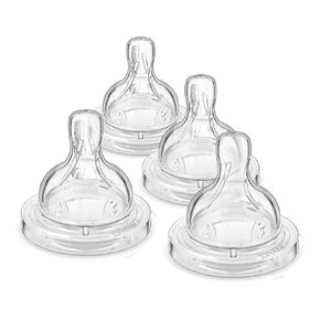 Philips Avent Anti-colic Baby Bottle Medium Flow Nipple, 4pk, Flow 3, SCF423/47 in Kuwait