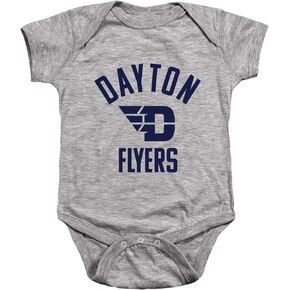 University of Dayton Official One Color Dayton Flyers Logo Unisex Infant Snap Suit for Baby