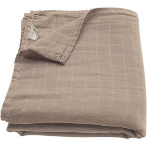 Ali+Oli Teddy Bear Swaddle Blanket, Organic Cotton, Newborn, 47 x 47 | Receiving wrap, Soft muslin blend, Breathable, Lightweight, Nursery essential, Machine washable in Kuwait