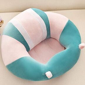 Baby Support Seat Sofa Plush Soft Animal Shaped Baby Learning to Sit Chair Keep Sitting Posture Comfortable Infant Sitting Chair for 4 Months up Baby (Blue) in Kuwait