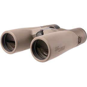 SIG SAUER ZULU10 HDX Waterproof Fogproof Durable Abbe-Koenig Prism Ergonomic Closed Bridge FDE Hunting Binoculars with Anti-Reflective Lenses - Molded EVA Carrying Case Included, 12x50