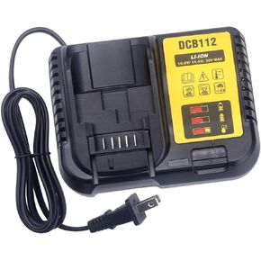 SWIDAN Charger Compatible with de-Walt 20V 12V 60v MAX Lithium-ion Batteries DCB206 DCB230 DCB240 DCB612 DCB609 DCB606 Replacement for DCB112 DCB115 DCB107 DCB101 DCB105 20V 12V Battery Charger in Kuwait