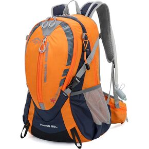 INOXTO Small Hiking Backpack with 2L Water Bladder and Waterproof Rain Cover, 25L Hydration Backpack