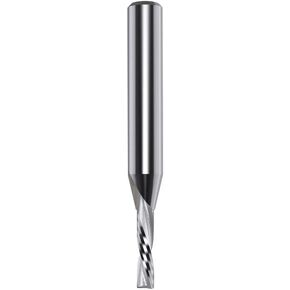 CMT 192.001.11 Solid Carbide Downcut Spiral Bit, 1/8-Inch Diameter by 2-Inch Length, 1/4-Inch Shank,Silver