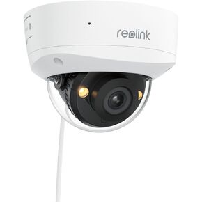 REOLINK Outdoor Security PoE Camera, 5MP Turret Surveillance Camera, 2.8mm Lens, 130° Diagonal, IK10 Vandal Proof, Smart Detection, Color Night Vision, 2-Way Audio, IP67 Weatherproof, RLC-540A