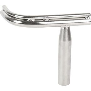 Wood Lathe Tool Rest 25mm Post Tool Rest for Wood Lathe Special Shaped Bowl Woodworking Turning Tool Holder (S-Curved)