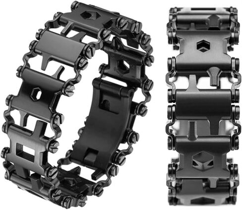 Multitool Bracelet for Men, 29 in 1 Tools Stainless Steel Multifunctional Bracelet, Travel Friendly, Multitool Survival Bracelet Suitable for Sailing Travel Camping Hiking in Saudi Arabia